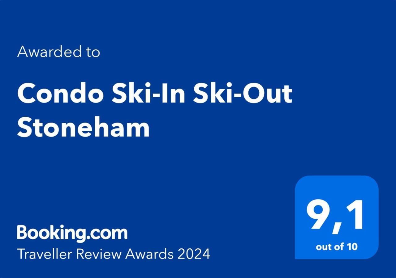 Condo Ski-In Ski-Out Stoneham Extérieur photo